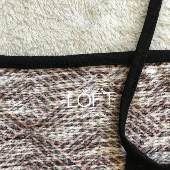 LOFT Pumpkin Spice layering tank size M - Picture 3 of 6